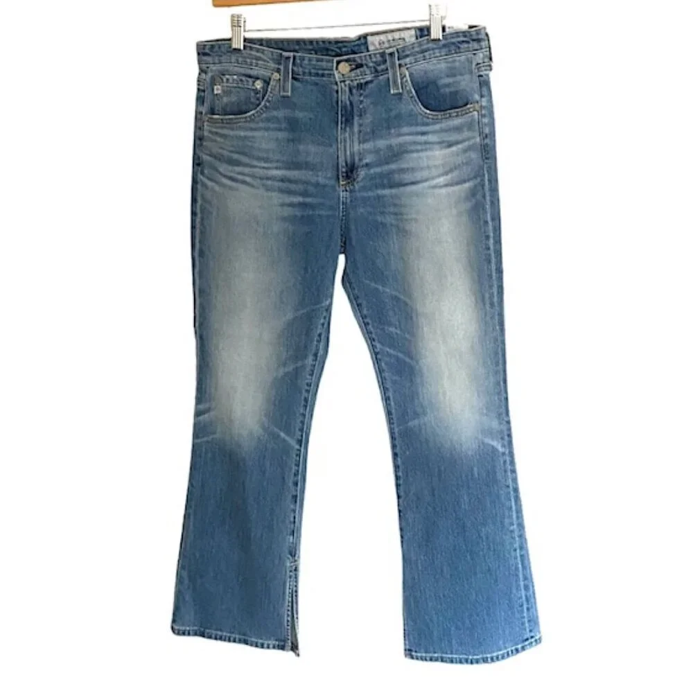 AG Adriano Goldschmied Jodi Crop Split Side Hem Jeans 31